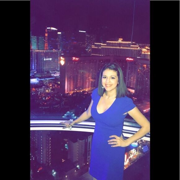 Express - mini Royal Blue dress - Picture 6 of 7